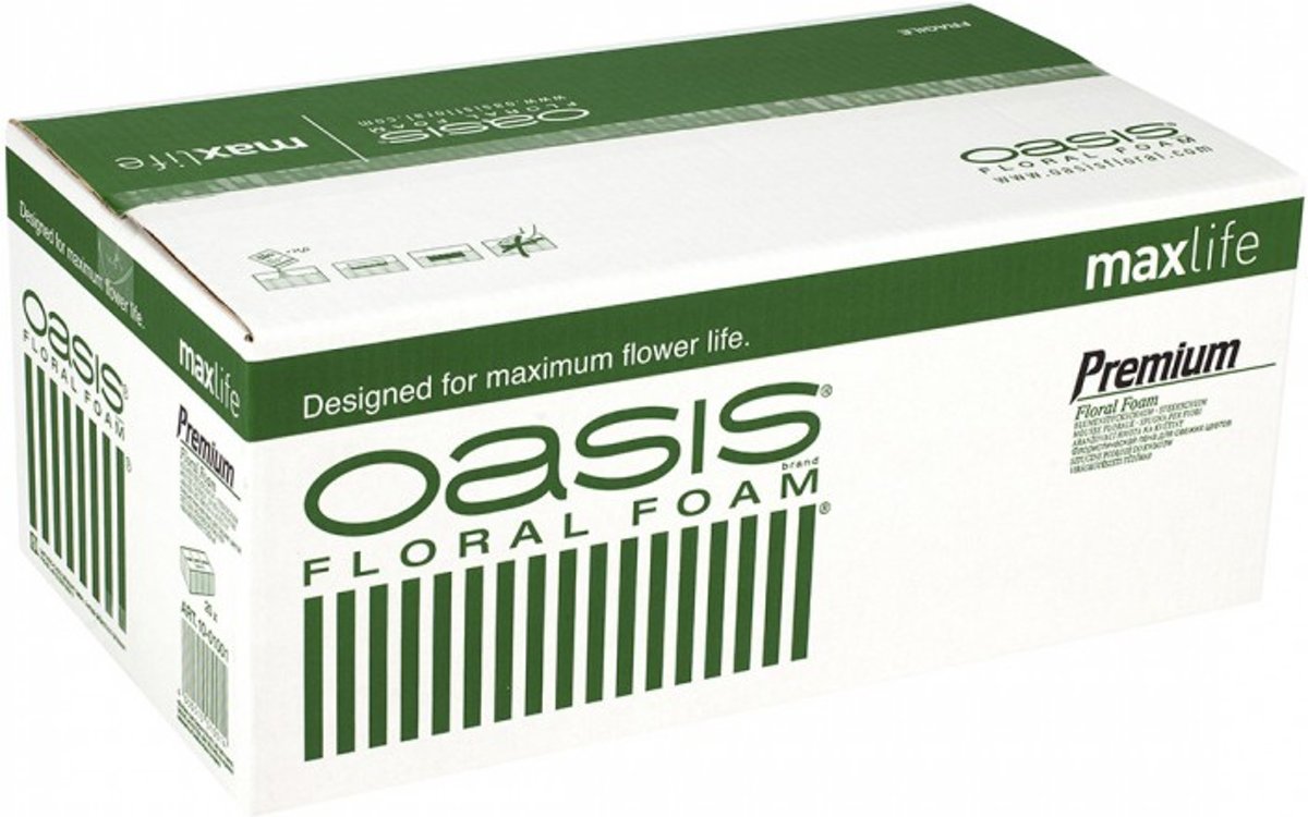 OASIS Floral Foam Steekschuim | Premium | 20x | 23 x11x8 CM